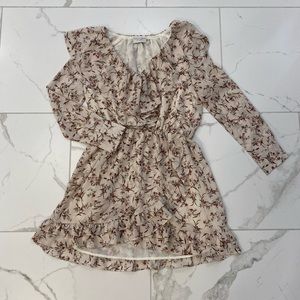 Ruffled Floral Dress